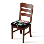 Protea Flower Print Chair Cushion Cover