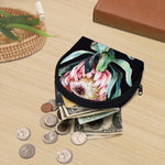 Protea Flower Print Coin Purse