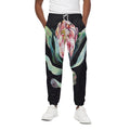 Protea Flower Print Cotton Sweatpants