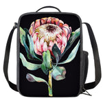 Protea Flower Print Crossbody Lunch Bag