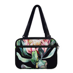 Protea Flower Print Double Strap Bible Bag