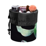 Protea Flower Print Drawstring Makeup Bag