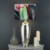 Protea Flower Print Drum Lamp Shade