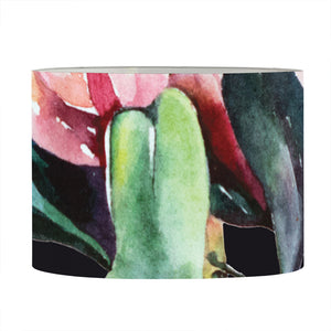 Protea Flower Print Drum Lamp Shade