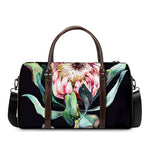 Protea Flower Print Duffle Bag