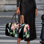 Protea Flower Print Duffle Bag