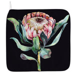 Protea Flower Print Hand Towel