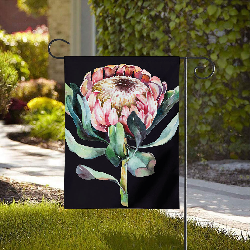Protea Flower Print House Flag