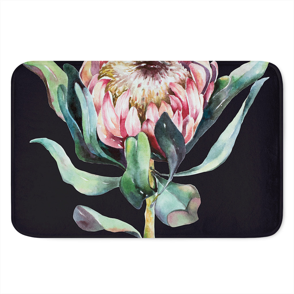 Protea Flower Print Indoor Door Mat