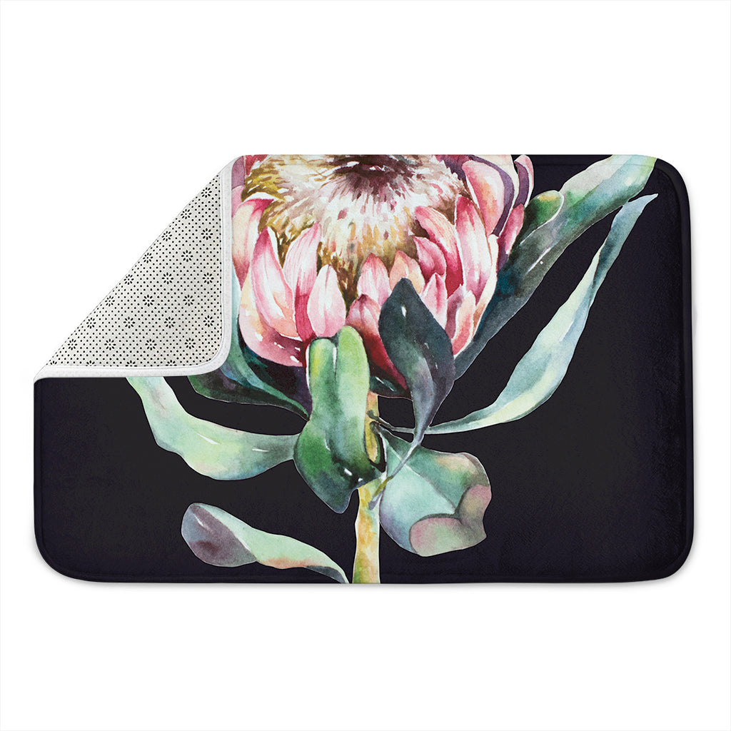 Protea Flower Print Indoor Door Mat