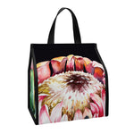 Protea Flower Print Insulated Lunch Tote
