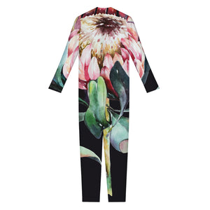 Protea Flower Print Jumpsuit