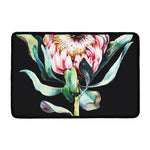 Protea Flower Print Kitchen Mat