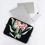 Protea Flower Print Laptop Sleeve