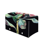 Protea Flower Print Leather Tissue Box Cover