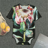 Protea Flower Print Men's Bodysuit