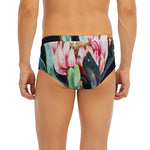 Protea Flower Print Men's Briefs