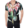 Protea Flower Print Men's Shirt