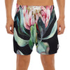 Protea Flower Print Men's Split Running Shorts