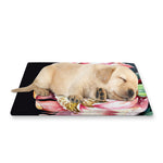 Protea Flower Print Pet Cooling Mat Cover