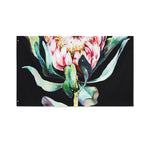 Protea Flower Print Polyester Flag