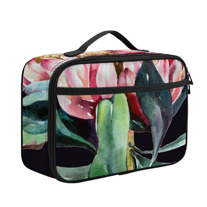 Protea Flower Print Portable Lunch Bag