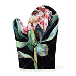 Protea Flower Print Single Oven Mitt