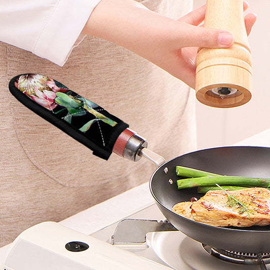 Protea Flower Print Skillet Handle Cover