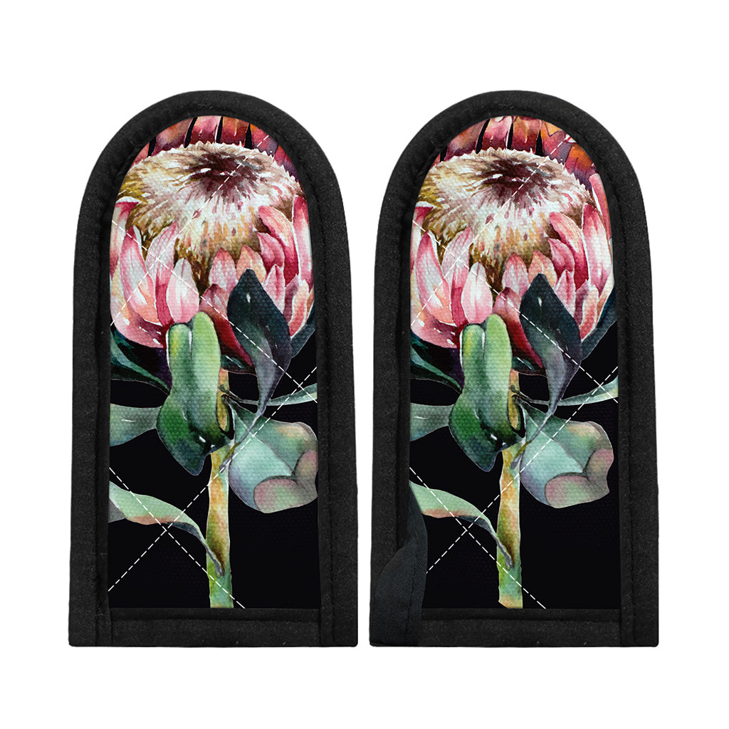 Protea Flower Print Skillet Handle Cover
