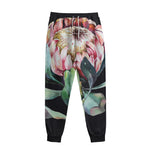 Protea Flower Print Sweatpants