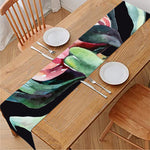 Protea Flower Print Table Runner