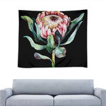 Protea Flower Print Tapestry