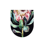 Protea Flower Print Toilet Lid Cover