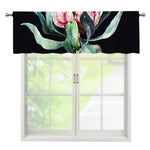 Protea Flower Print Window Valance