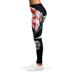 Protea Flower Print Women's Leggings