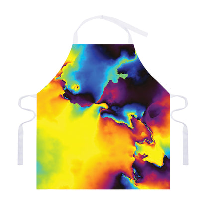 Psychedelic Acid Print Adjustable Apron