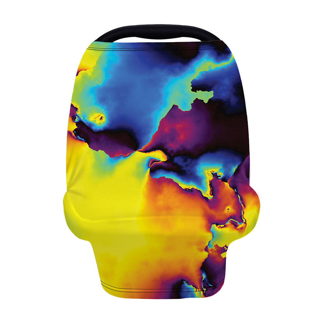 Psychedelic Acid Print Baby Seat Cover