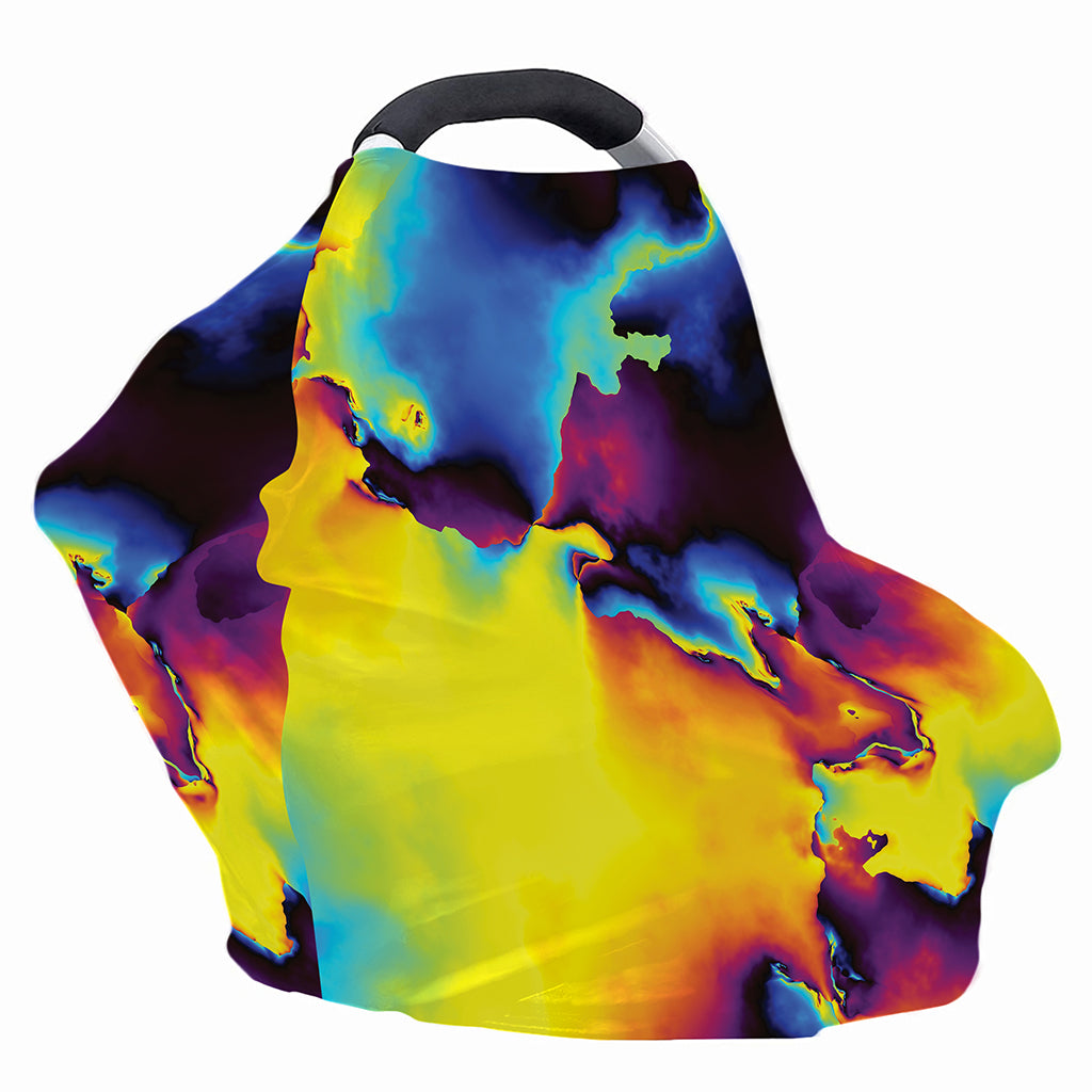 Psychedelic Acid Print Baby Seat Cover