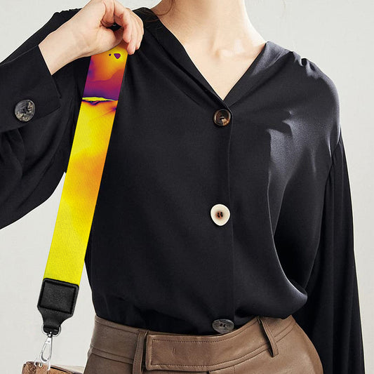 Psychedelic Acid Print Bag Strap