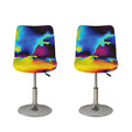 Psychedelic Acid Print Bar Stool Covers