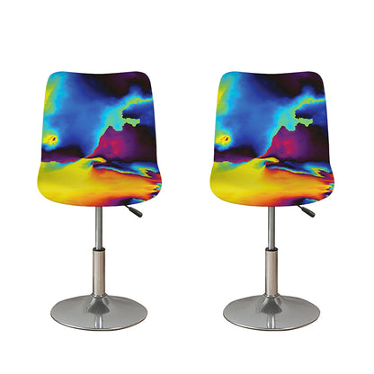 Psychedelic Acid Print Bar Stool Covers