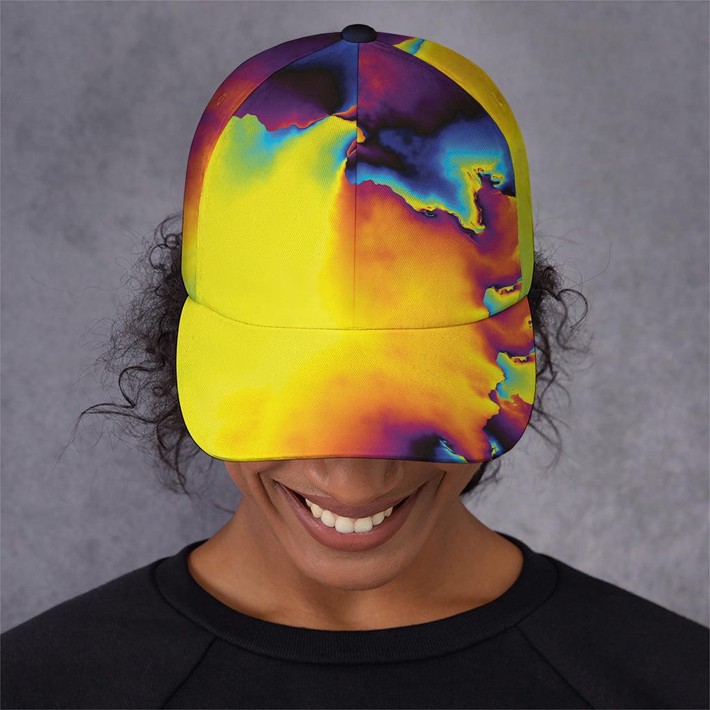Psychedelic Acid Print Baseball Cap
