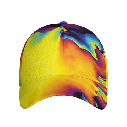 Psychedelic Acid Print Baseball Cap
