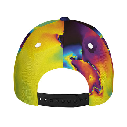 Psychedelic Acid Print Baseball Cap