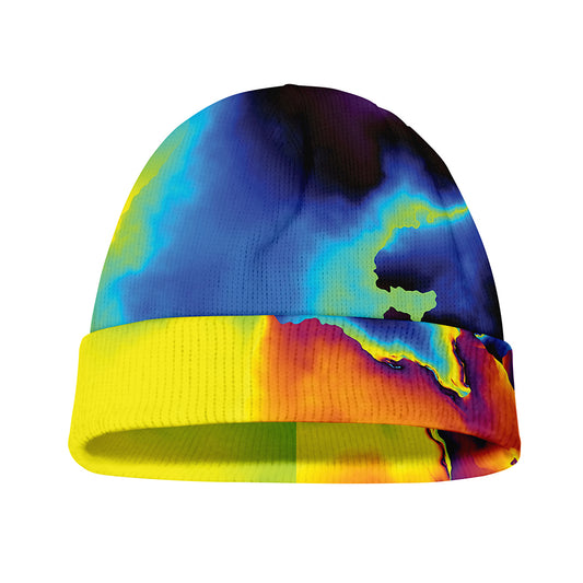 Psychedelic Acid Print Beanie