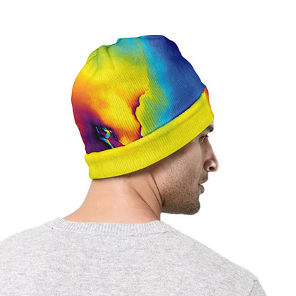 Psychedelic Acid Print Beanie