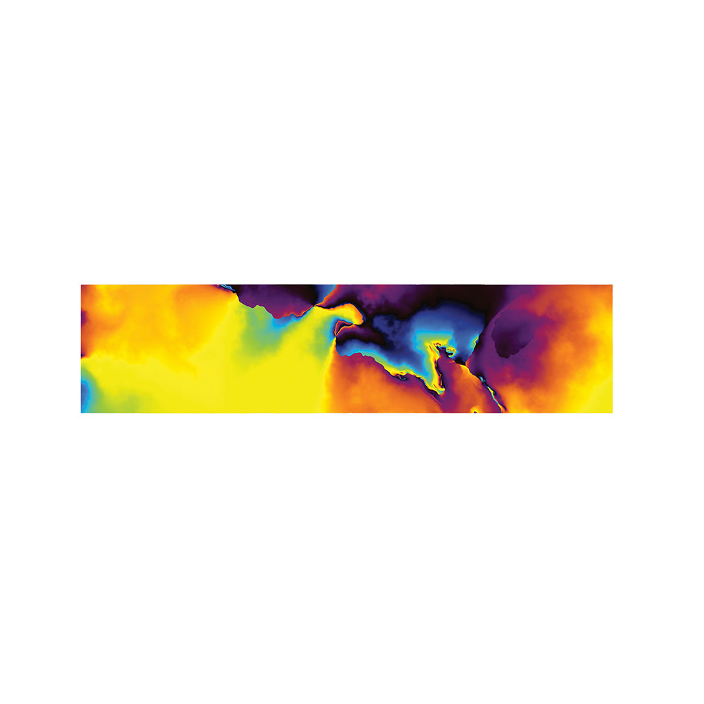 Psychedelic Acid Print Bed Runner