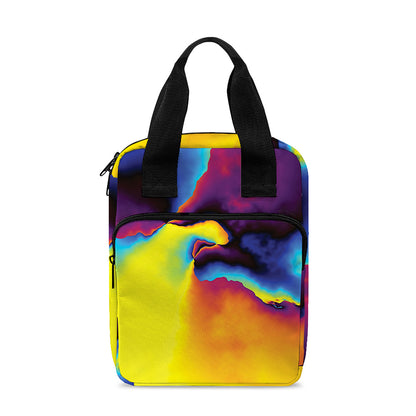 Psychedelic Acid Print Bible Tote Bag