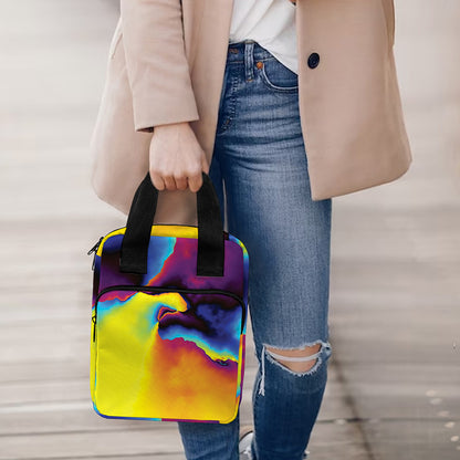 Psychedelic Acid Print Bible Tote Bag