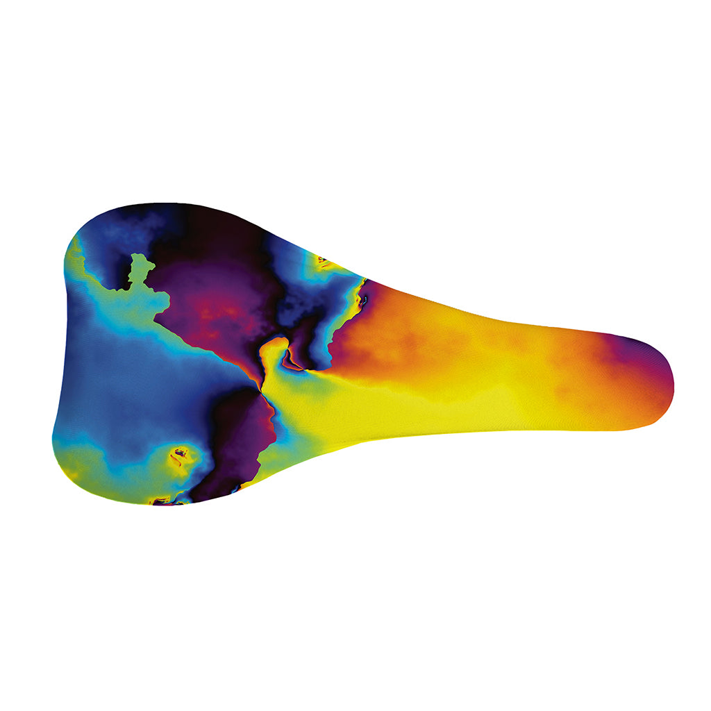 Psychedelic Acid Print Bicycle Seat Cover